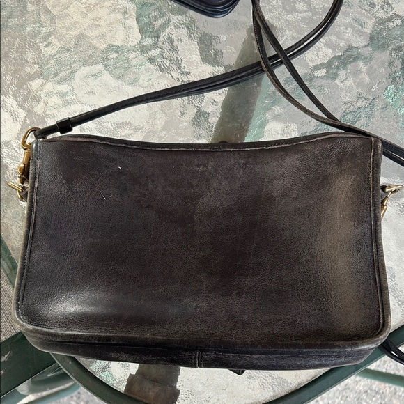 Coach Black Leather Crossbody Bag - Picture 2 of 4
